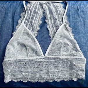 Aerie soft lace racer back bralette